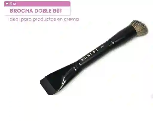 Brocha Doble B61 Productos En Crema Montoc