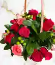 Arreglo Floral Canasta De Rosas