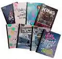 Cuaderno 100 Hojas Cosido Con Stickers