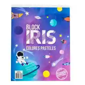Block Iris Oficio Colores Pastel