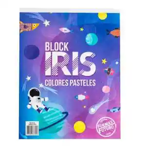 Block Iris Oficio Colores Pastel