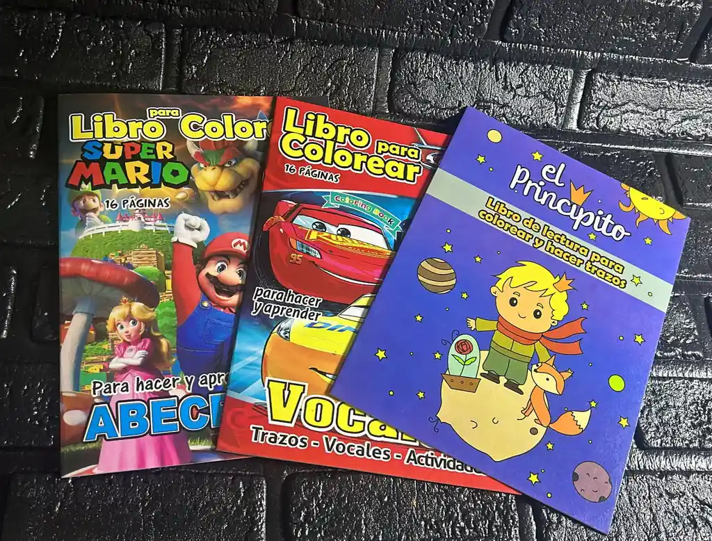 Libro Cuento O Cartilla Niño Para Colorear