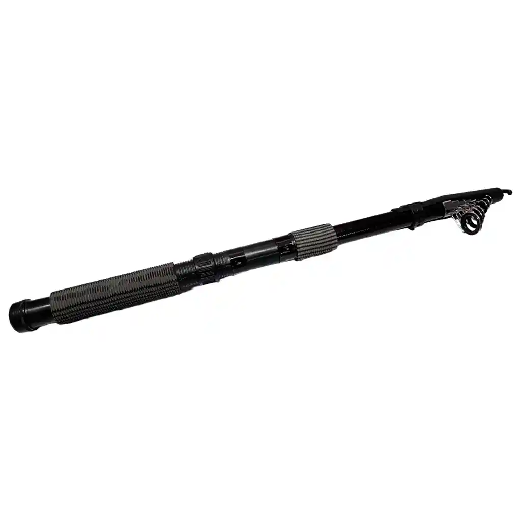 Caña Pescar Telescópica Barra 360 + Carrete Fina Fibra Pesca