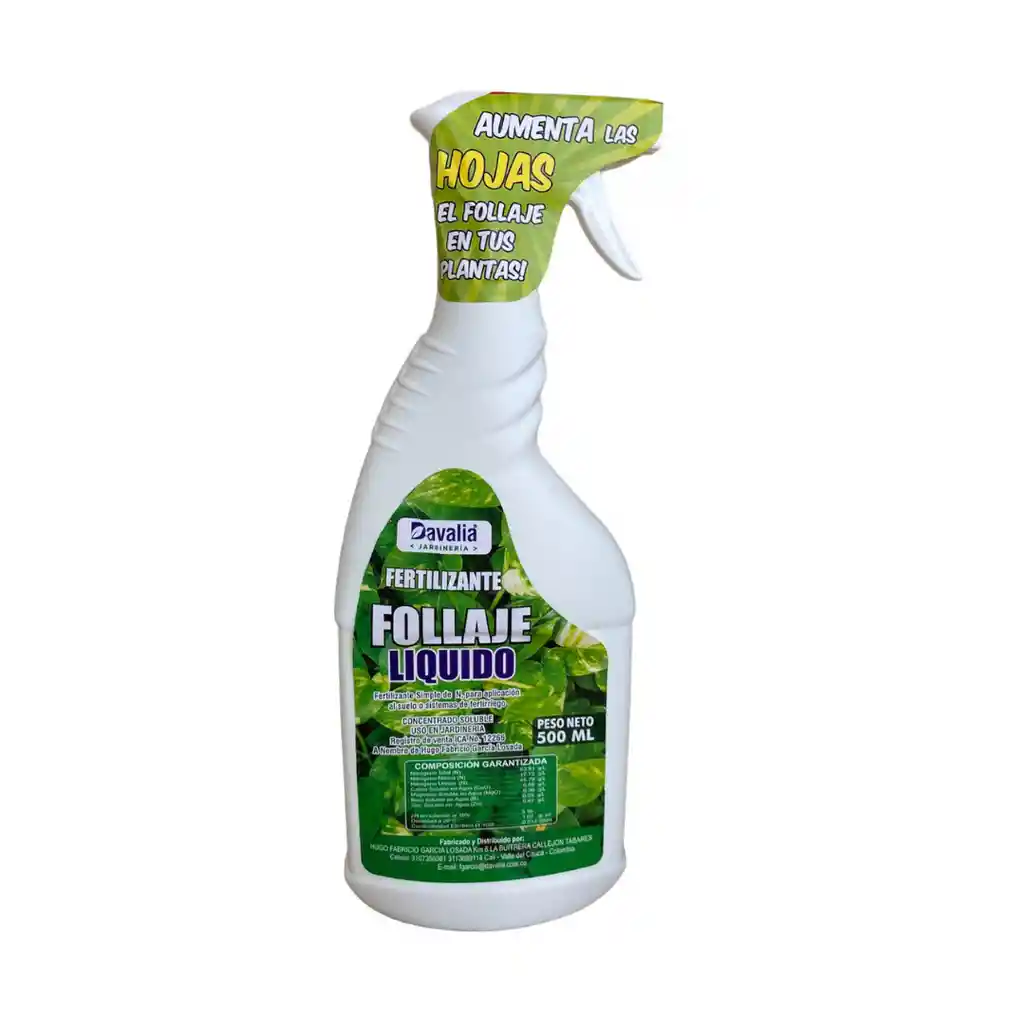 Fertilizante Follaje Liquido 500 Ml