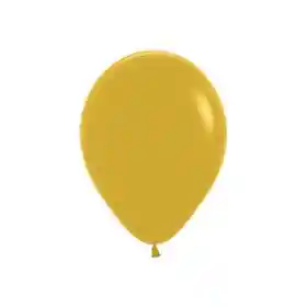 Paquete De Bombas / Globos Mostaza Fashion X 12 Und