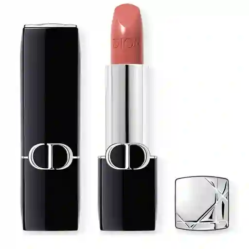 Labial Rouge Dior Confort Y Larga Duración-tratamiento Floral Hidratante 100 Nude Look Satin