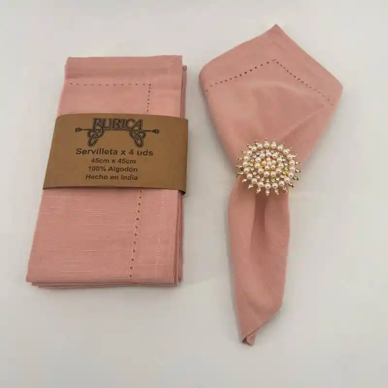 Servilleta 45x45cm X4und Palo De Rosa