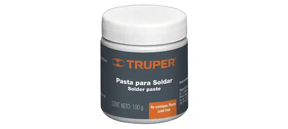 Pasta Para Soldar De 100 Gramos, Alta Resistencia Sin Plomo Truper