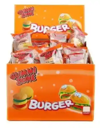 Gummi Zone Burger. Gomitas En Forma De Hamburguesa X24uds!