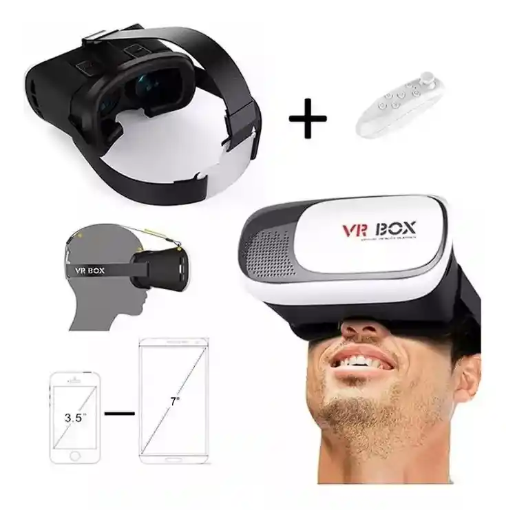 Gafas 3d Realidad Virtual Vr Box + Control Bluetooth