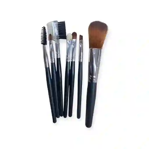 Kit De 7 Brochas Para Maquillaje