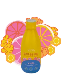 Kefir Agua Vida (cúrcuma, Jengibre Y Pomelo) 280ml