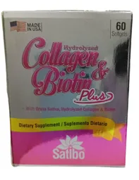 Colageno Mas Biotina Plus X 60 Softgels Satibo