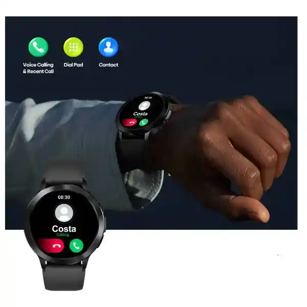 Reloj Inteligente Unisex Realiza Y Hace Llamadas Colmi Negro Smartwatch