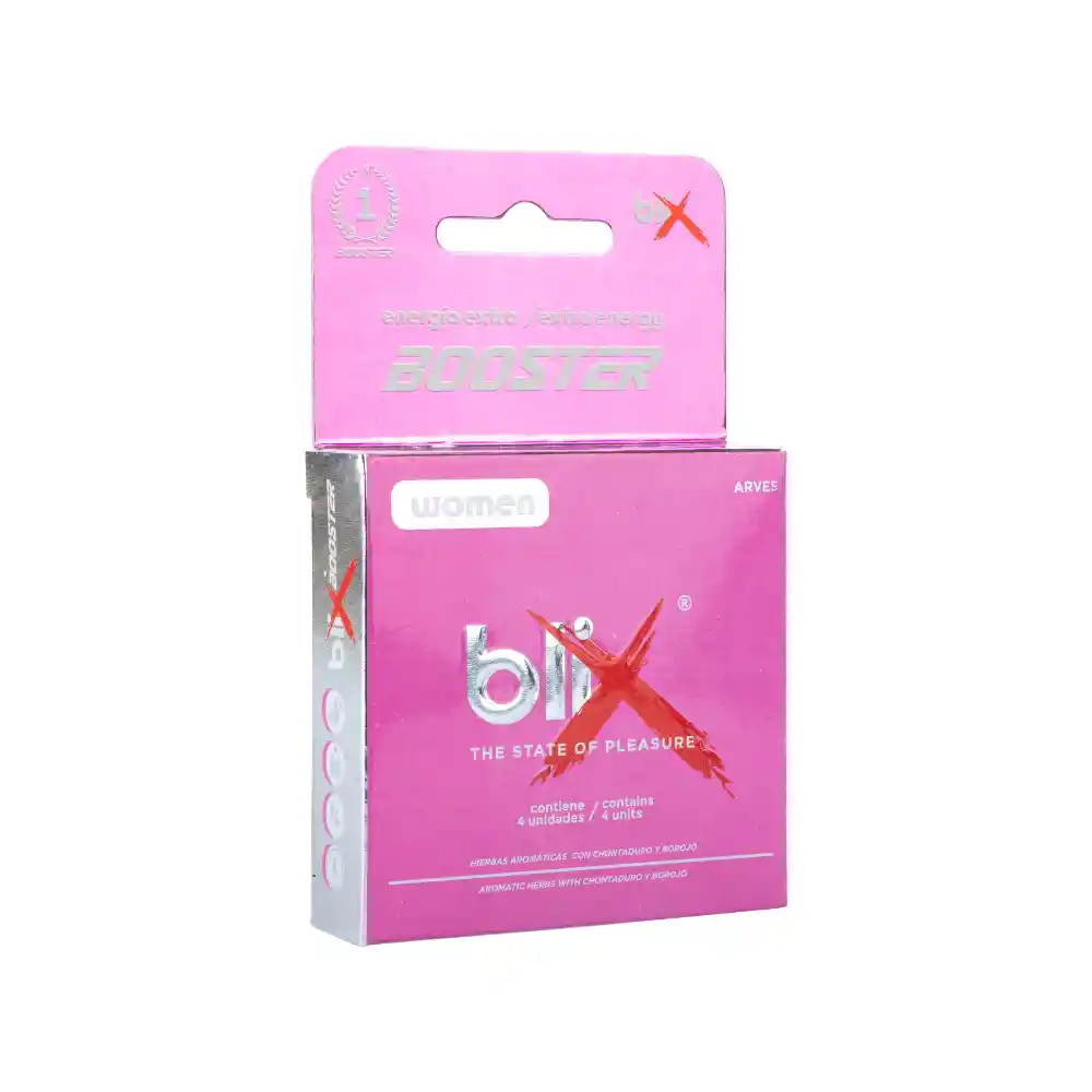 Potencializador Para Mujer Blix Booster X4