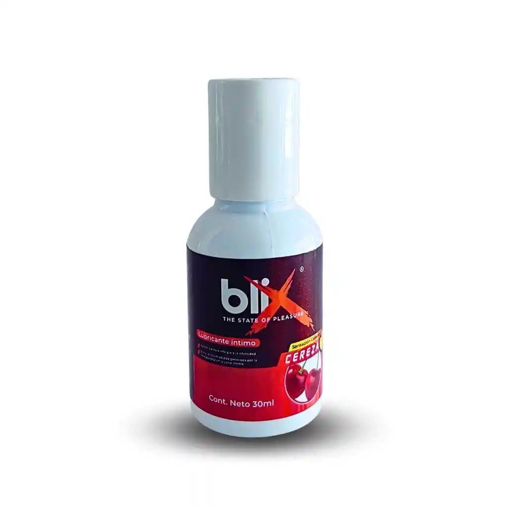 Lubricante Blix Sensación Caliente Sabor Cereza 30 Ml