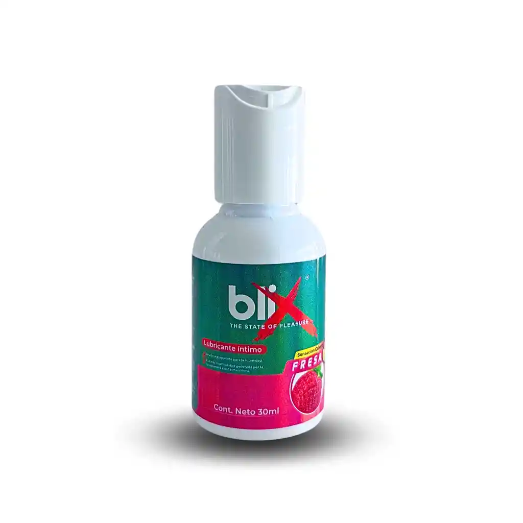 Lubricante Blix Sensación Caliente Sabor Fresa 30 Ml