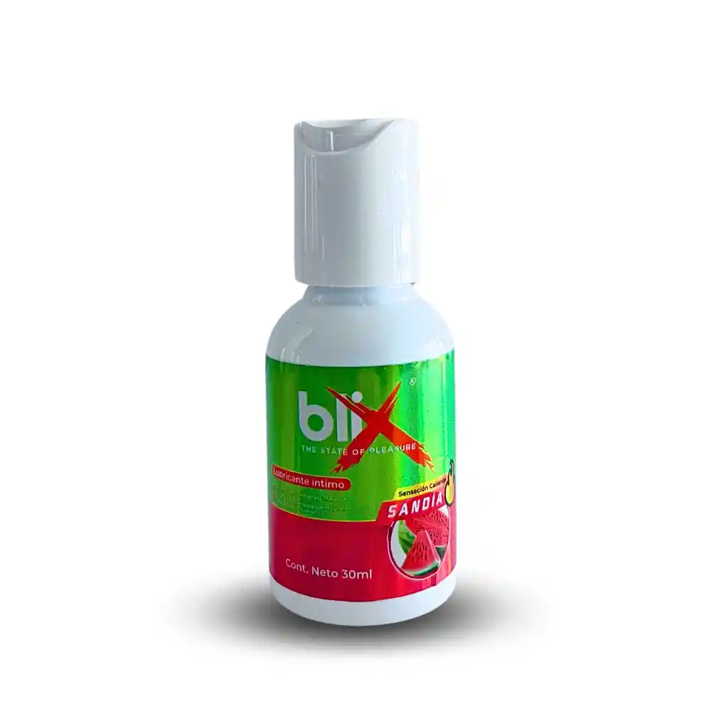 Lubricante Blix Sensación Caliente Sabor Sandia 30 Ml