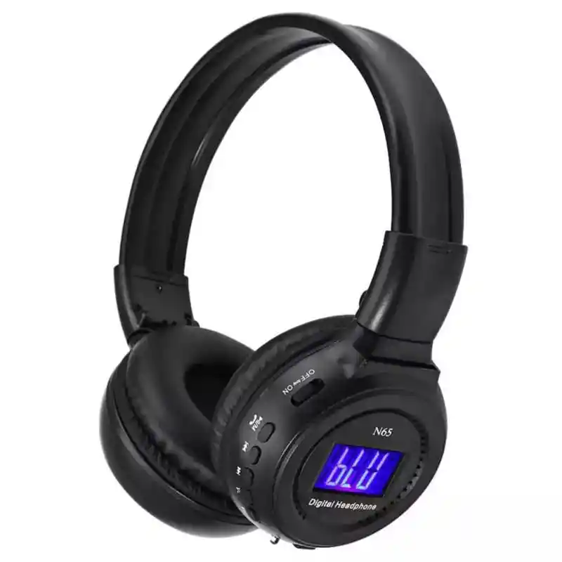 Diadema N-65 Inalámbrico, Bluetooth, Radio Fm, Microsd, Mp3, Diadema Stereo