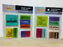 Tableritos Mini En Madera (con 8 Mensajes) Escoger ( 1,2,3 O 4)