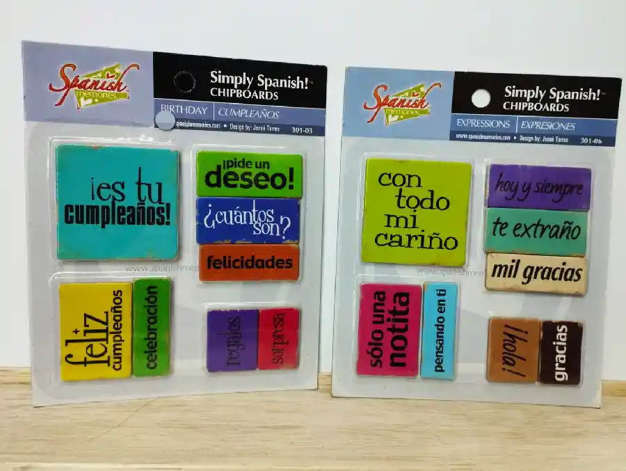 Tableritos Mini En Madera (con 8 Mensajes) Escoger ( 1,2,3 O 4)