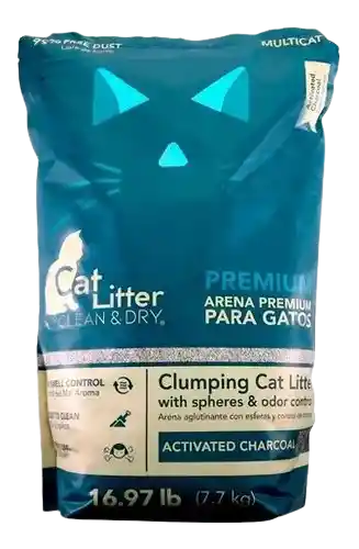 Arena Premium Cat Litter Carbón Activado 4.5 Kg