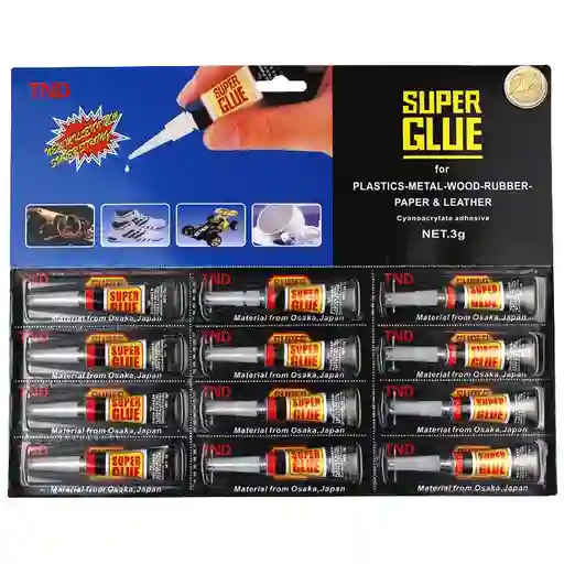 Pegante Instantáneo Super Glue *12 Unidades