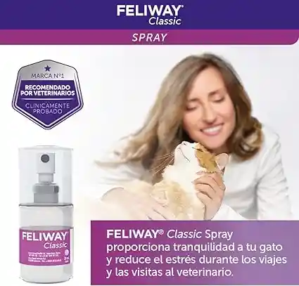 Feliway Gatos Feliway Classic Spray 60 Ml Reduce El Marcaje De Orina Reduce El Estres En Gatos Feromonas Para Gatos Feliway 60 Ml Feromonas Gatos