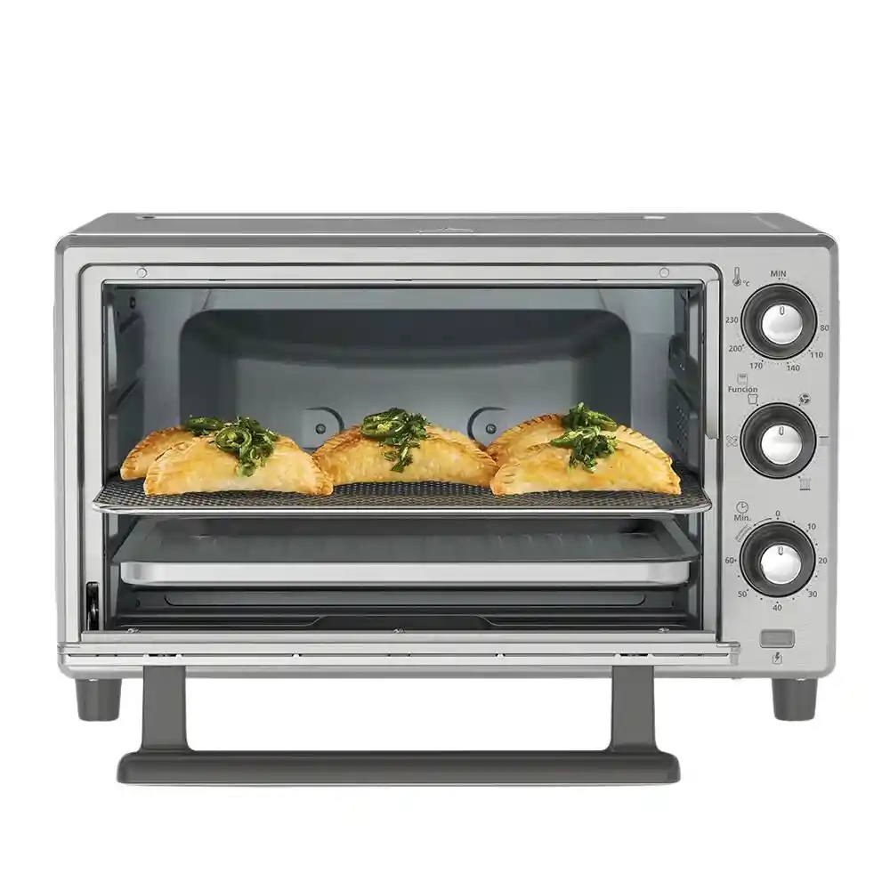 Horno Con Freidora De Aire Oster Tssttvls25ns Plateado 25l