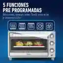 Horno Con Freidora De Aire Oster Tssttvls25ns Plateado 25l