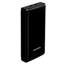 Cargador Smart Power Bank 20000mah Adata C20 Usb-ca Negro