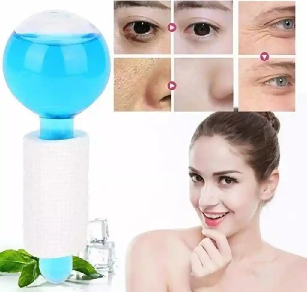 Ice Globes Masajeador Bola De Cristal X2 Pzas Cuidado Facial