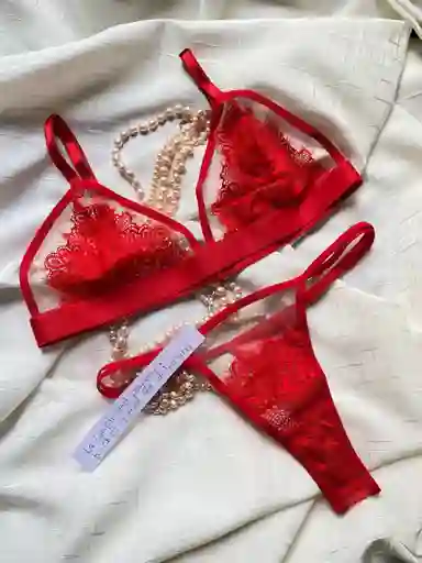Conjunto De Ropa Interior Sensual Encaje