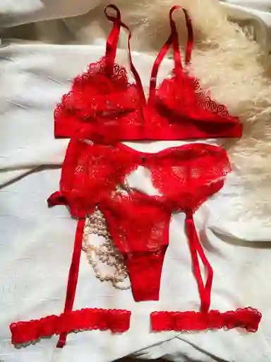 Arnés Lenceria De Encajes Sensual Mujer Erotica