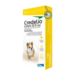 Credelio Por Tableta 1 Tbs - 1.3-2.5 Kg