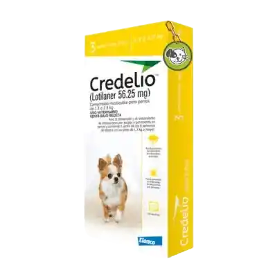 Credelio Por Tableta 1 Tbs - 1.3-2.5 Kg