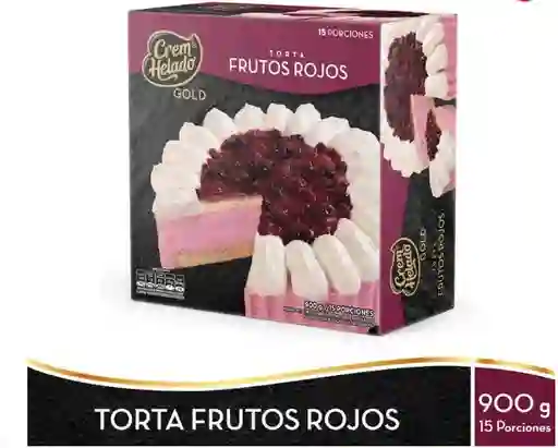 Crem Helado Torta Helado Gold Frutos Rojos (caja 900 G)