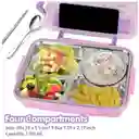 Fiambrera De Acero Inoxidable A Prueba De Fugas Color Rosa Hello Kitty