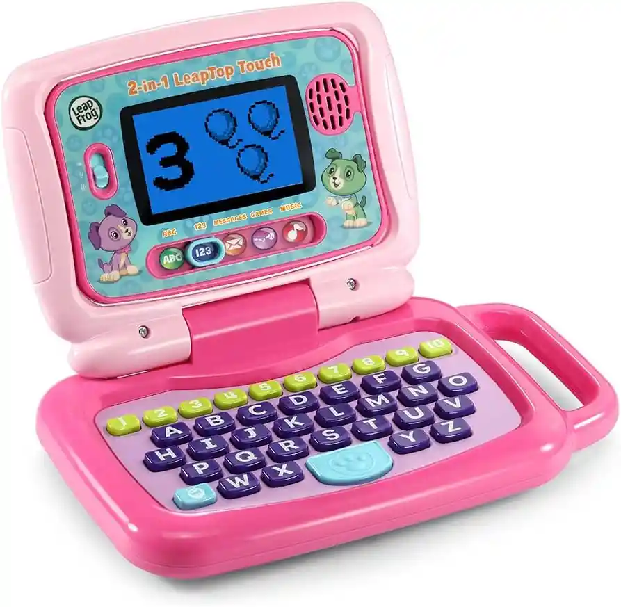 Leap Frog Computador Rosado 2 En 1 Aprende Inglés