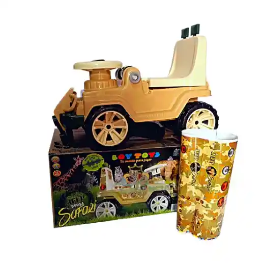 Carro Montable Jeep Safari Juguete Niños 57cm Boy Toys Nuevo