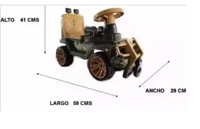 Montable Jeep Jungla Carro Juguete Niños Nuevo Original
