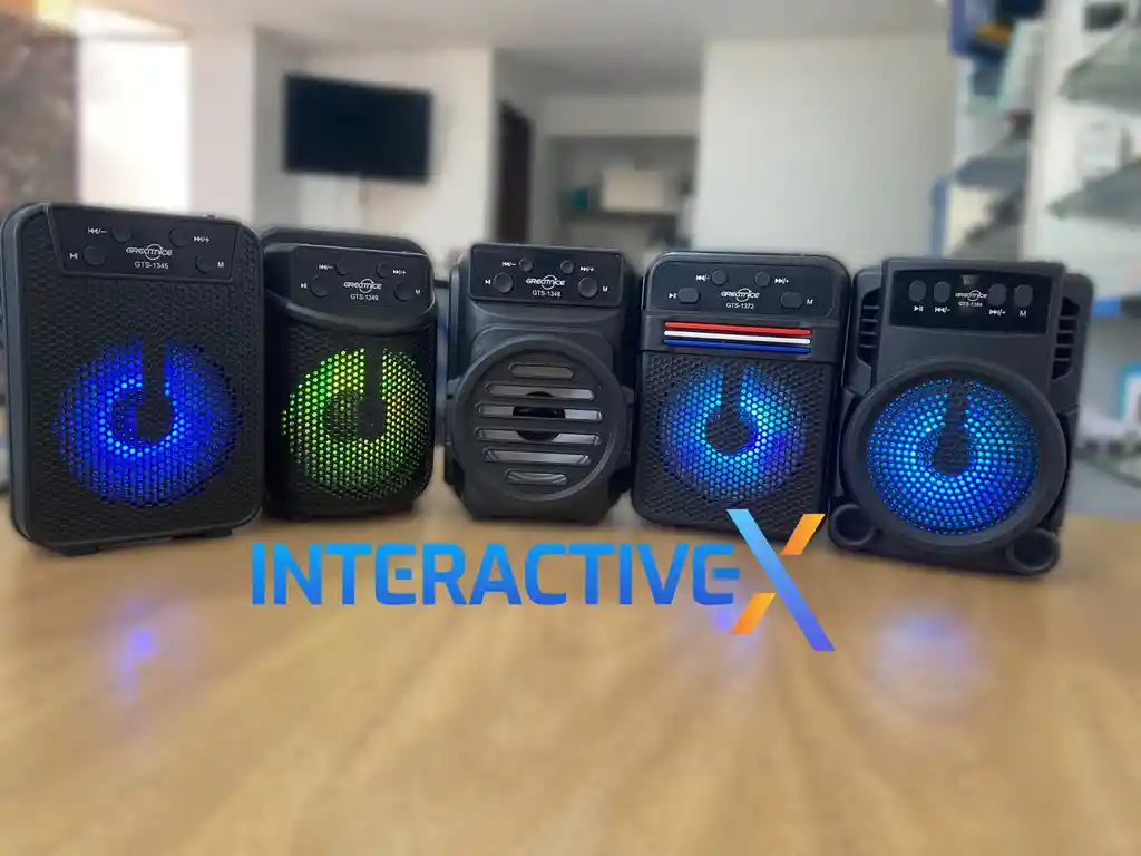 Parlante Bluetooth Rgb / Mini Cabina Recargable