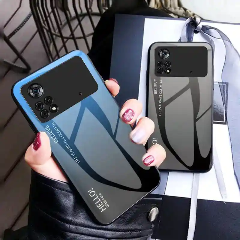 Estuche Funda Carcasa Protector Para Poco X4 Pro 5g Negra