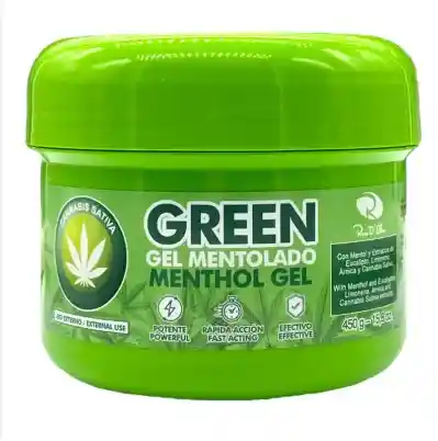 Gel Green 450g Gel Mentolada