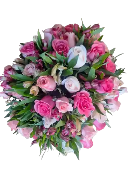 Arreglo De Astromelia Y Rosas