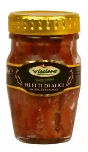 Anchoas En Aceite De Girasol Filetti Di Alici Visciano Sapore Italiano X 80gr