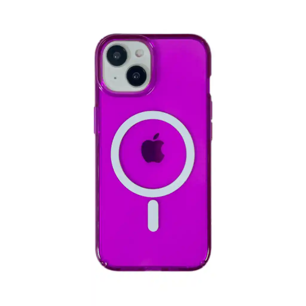 Estuche Iphone 15 Ishock Magsafe (morado)
