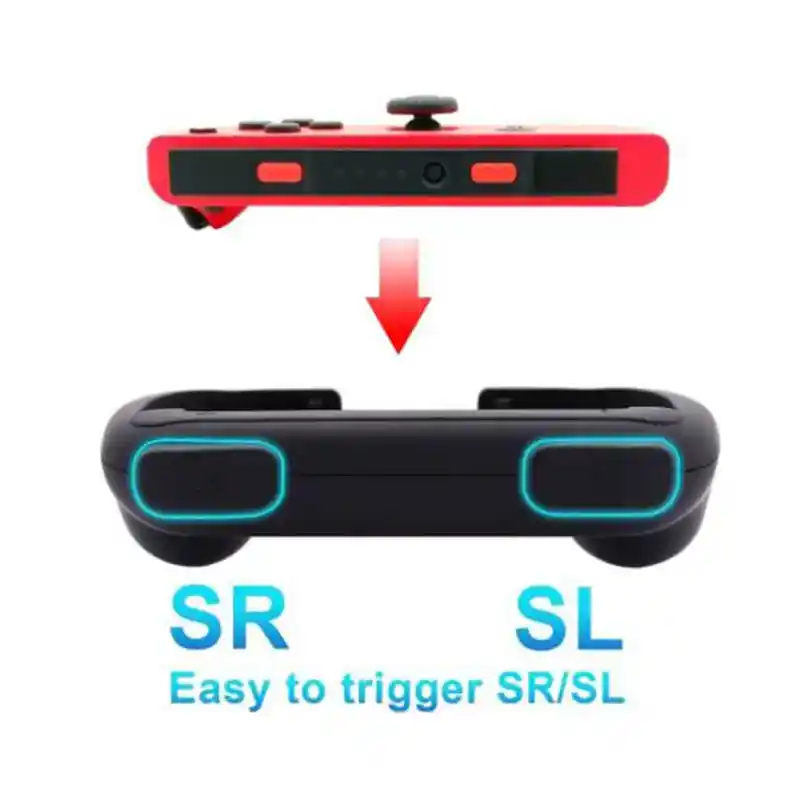 Funda De Agarre Para Nintendo Switch Oled Joy-con Nintendo Rosa