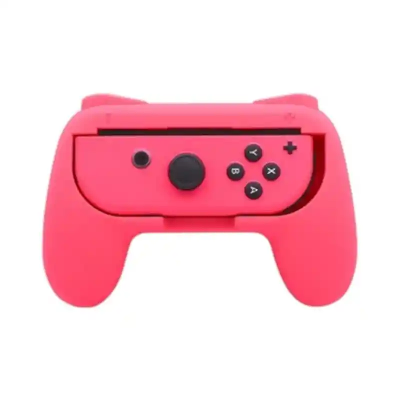 Funda De Agarre Para Nintendo Switch Oled Joy-con Nintendo Rosa