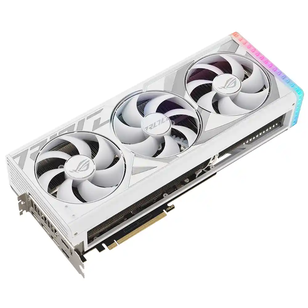 Tarjeta De Vídeo Asus Rog Strix Geforce Rtx 4090 White Oc Gddr6x 24gb